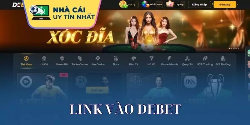Link vào Debet